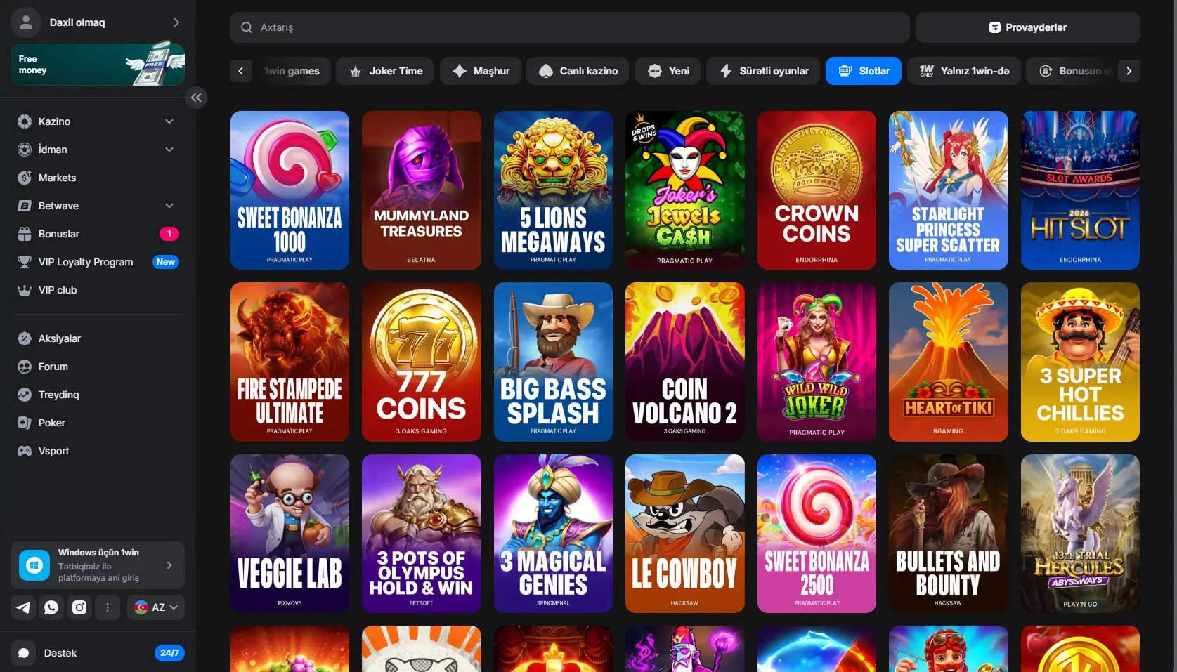 1Win bonus şərtləri və kampaniyaları