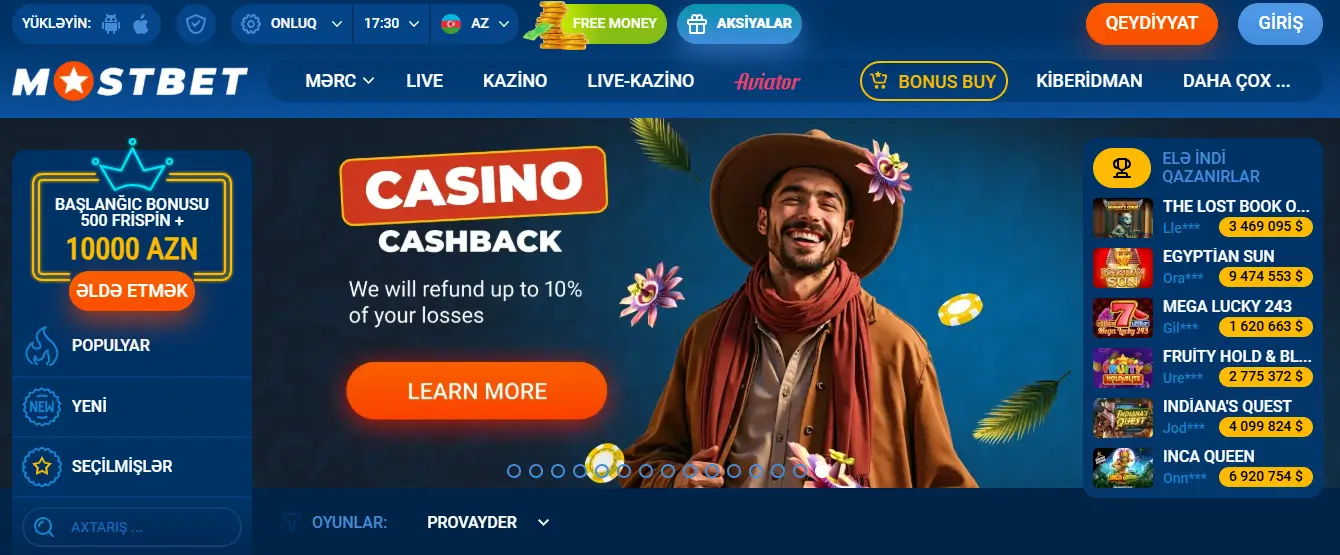 Mostbet bonus kampaniyaları